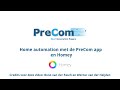 Precom homey webhook automation