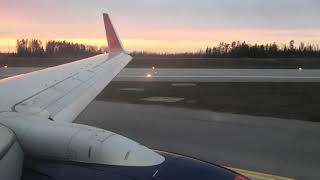 Aeroflot landing and taxing at Sheremetyevo Airport 18.04.2021 SU39 LED - SVO Boeing 737-800NG