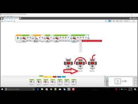 How to use EV3 Touch sensor with a Loop Block