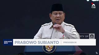 Prabowo Sampaikan Pantun Tentang Gajah di Kongres Perdana PSI