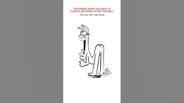 Teachers When You’re Late 😩 (Animation Meme) #shorts
