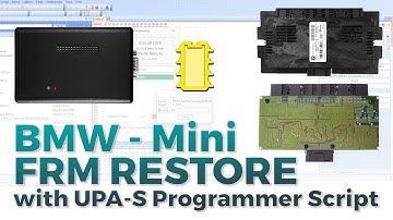 How to Restore the BMW / Mini FRM3R Lear MCU Freescale MC9S12XEQ384 with UPA-S Script 0004
