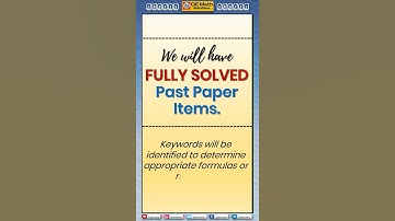 Fully Solved CIE Past Paper Items with Mark Scheme and Recommended Methods | AS and A Level Maths
