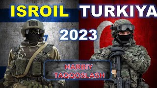 Turkiya va Isroil harbiy taqqoslash || Isroil va Turkiya harbiy solishtirish || 2023