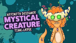 Mystical creature | Affinity Designer Time-lapse