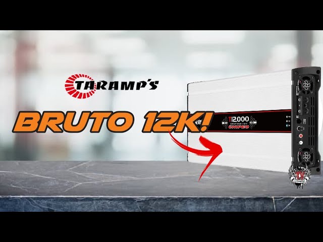 Taramps T 12000 Watts RMS Car Amplifier – Mono Channel For Powerful Bass