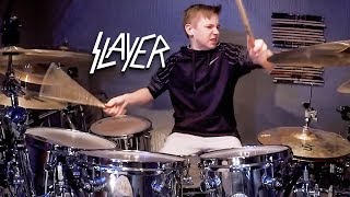 South of Heaven - SLAYER (12 yr old Drummer) chords