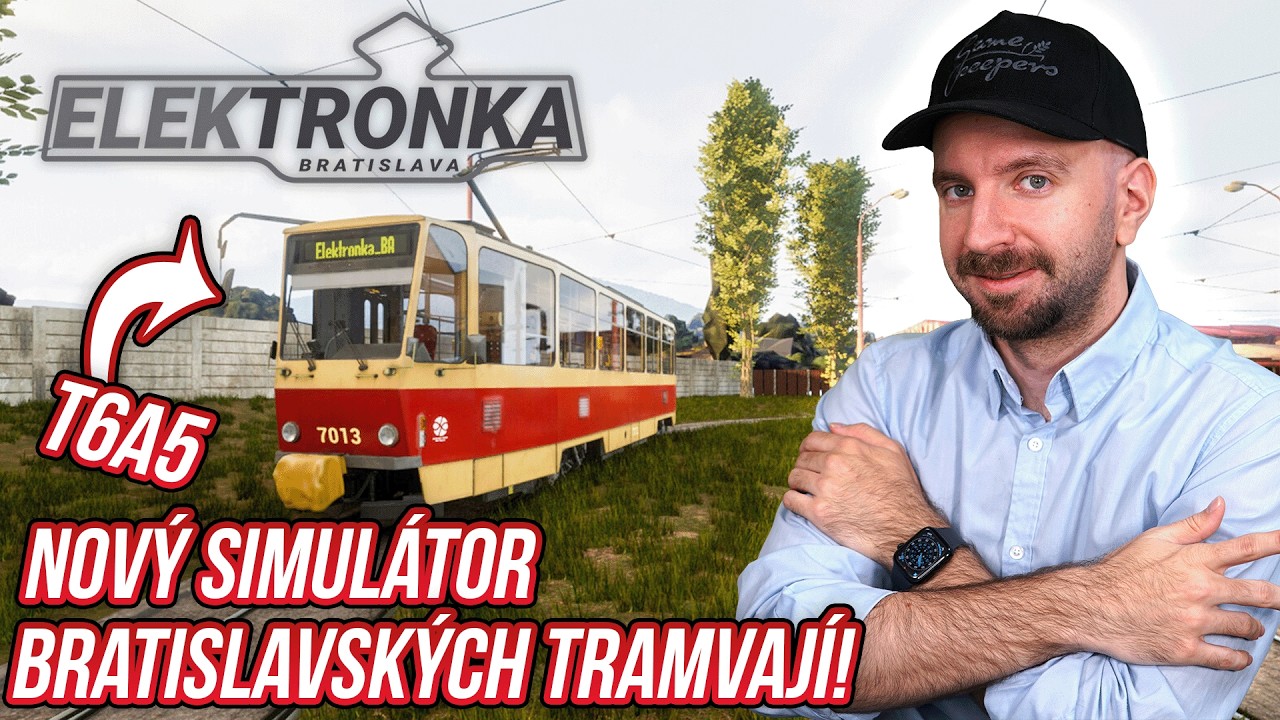 Ř&Iacute;D&Iacute;M T6A5! NOV&Yacute; SIMUL&Aacute;TOR BRATISLAVSK&Yacute;CH TRAMVAJ&Iacute;! | Elektronka Bratislava Demo