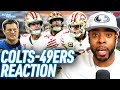 Colts–49ers REACTION: Purdy drops 5 TDs as 49ers dominate Philip Rivers on MNF | Richard Sherman NFL