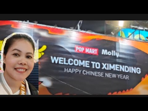 WELCOME TO XIMENDING POP MART MOLLY..@Raquivlogs