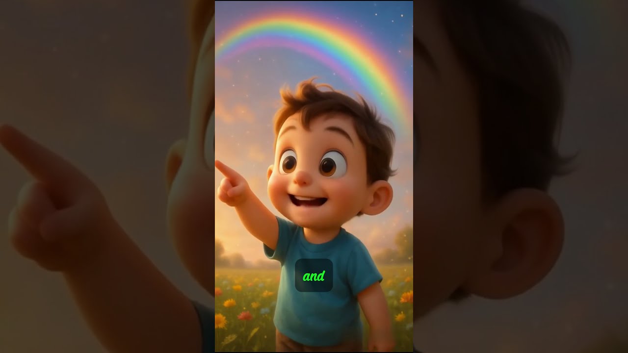 He Thought The Rainbow Was A Slide From Sky 