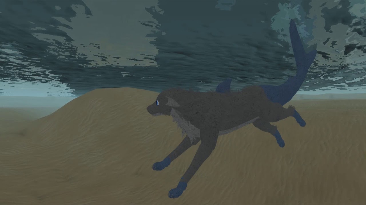 Sundown Island Ocean Wolf Swimming Youtube - roblox sundown island bat wolf