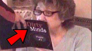 GRANDMA Unknowingly Reads DIRTY MINDS Board Game! HILARIOUS!