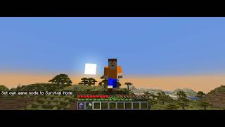 How to walk in air in Survival Minecraft using commands