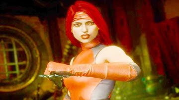 Mortal Kombat 11 PC - Skarlet Klassic Skin Performs Intro Dialogues Vs All MK11 Characters