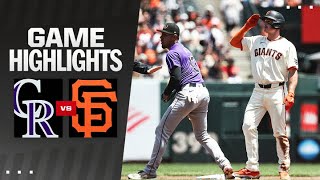 Rockies vs. Giants Game Highlights (5/18/24) | MLB Highlights