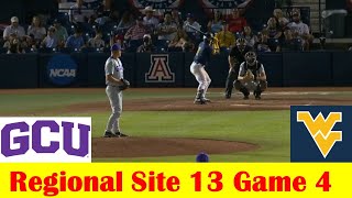 Grand Canyon vs West Virginia Baseball Highlights, 2024 NCAA Regional Site 13 Game 4