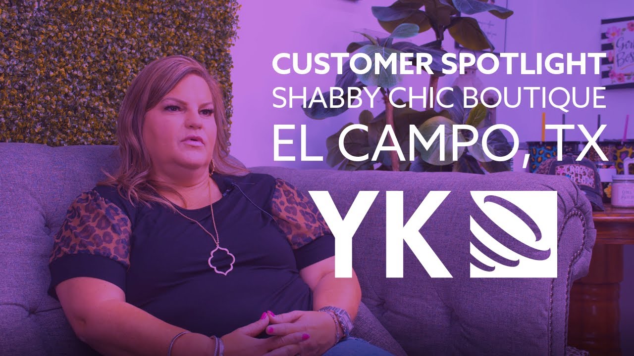 Shabby Chic in El Campo, TX "YK Communications Keeps Our Business