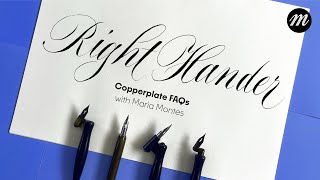 Beginners Copperplate FAQs | Right Hander Set Up (Part 4)