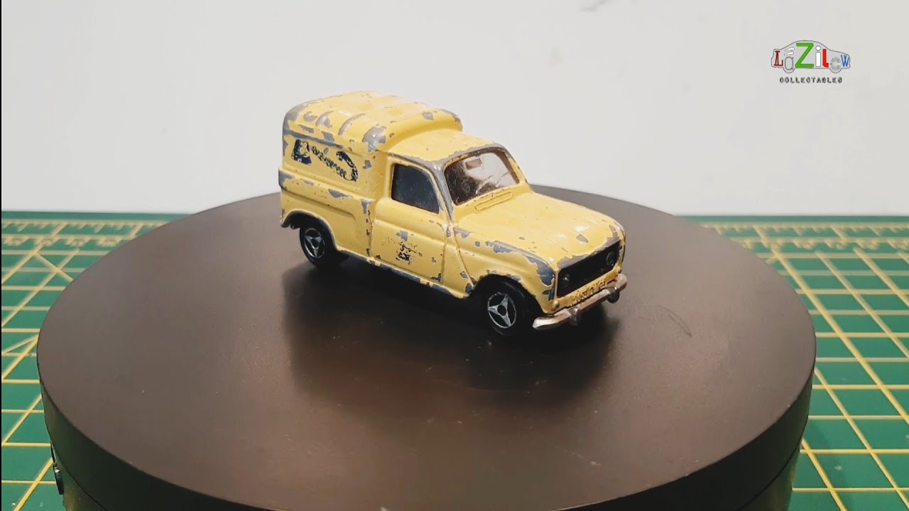 Majorette Renault 4 L diecast restoration - YouTube