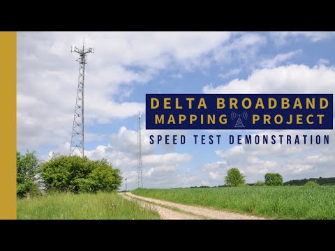 Speed Test Demonstration | Delta Broadband Mapping Project