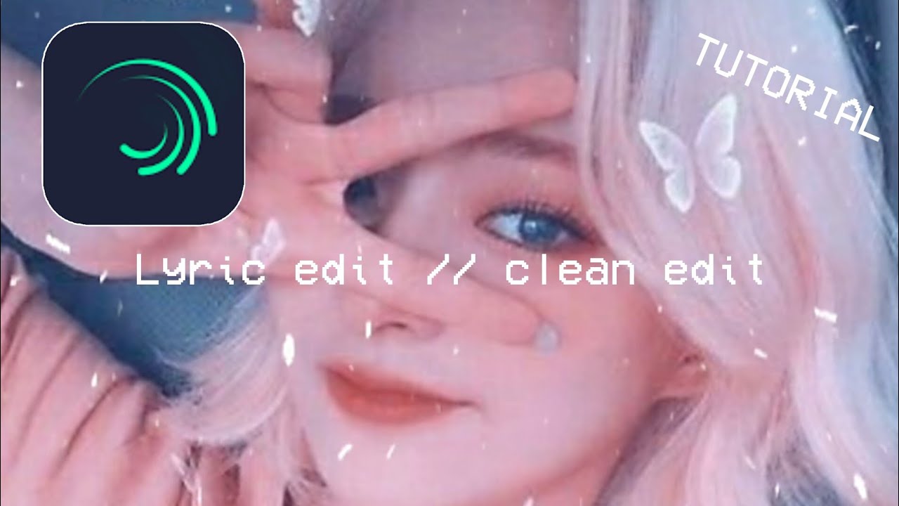 how to make lyric edit // clean edit // alight motion tutorial - YouTube