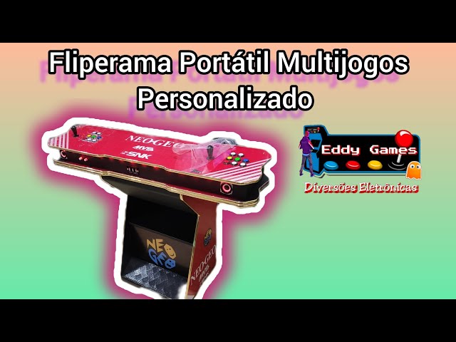 Fliperama Portátil Personalizado, Milhares de Jogos. - Arcade Play Games