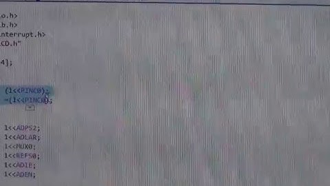 AVR Atmega ADC (Analog to Digital Converter) -LCD- Display ADC values on LCD