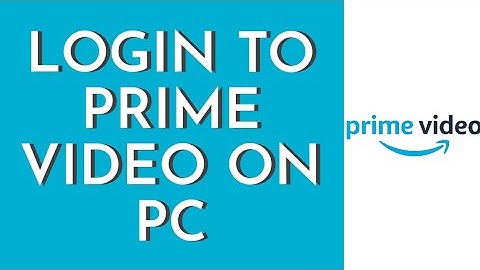 Amazon Prime Video Login (Desktop) | How to Sign In To amazon Prime On PC/Laptop (2023)