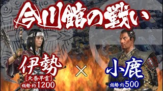 【合戦解説】今川館の戦い　伊勢・今川 vs 小鹿　〜 駿河国 今川家の跡目争いを巡り嫡男 氏親の母 北川殿は 弟の伊勢新九郎に助けを求める 〜