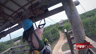 Zip-Lining in Jamaica (Jam West)