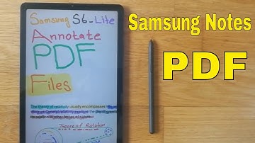Samsung S6 LITE Note Taking S Pen & PDF Annotating