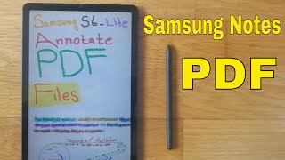 Samsung S6 LITE Note Taking S Pen & PDF Annotating screenshot 1