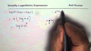 Simplify Logarithmic Expressions Using Rules