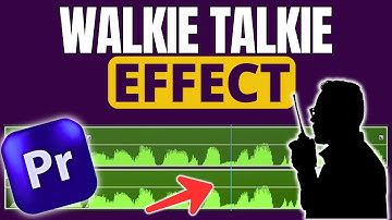 How To Create Walkie Talkie Effect In Premiere Pro