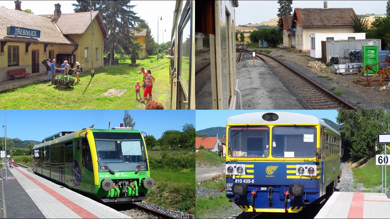 Švestková dráha s vlaky ČD/-/RC/AŽD (2007 - 21), sezónní spoje do Chotiměře a svah ujetý od r. 2013