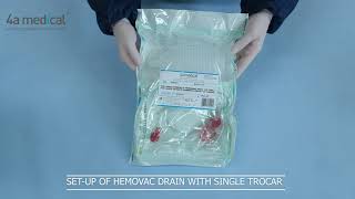 Single Hemovac Drain Set-Up Tekli Hemovak Dren Kurulumu