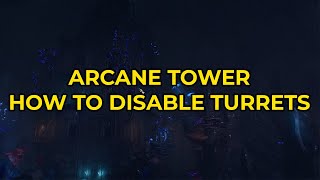 Baldur's Gate 3 - Arcane Tower - How to disable turrets [EASY]