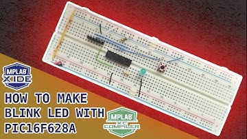 How to Make Blinking LED with PIC16F628A