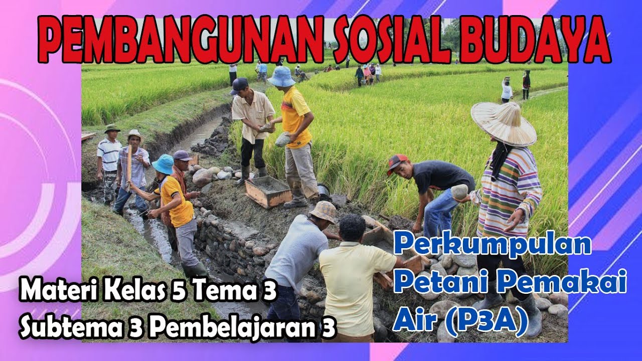 PEMBANGUNAN SOSIAL BUDAYA KELAS 5 YouTube