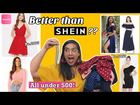 Meesho Western wear Haul | Affordable Meesho Tops, Dresses, Accessories | Everything under 500!