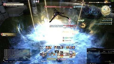 FFXIV Monk 5.3 PB opener rotation practice.