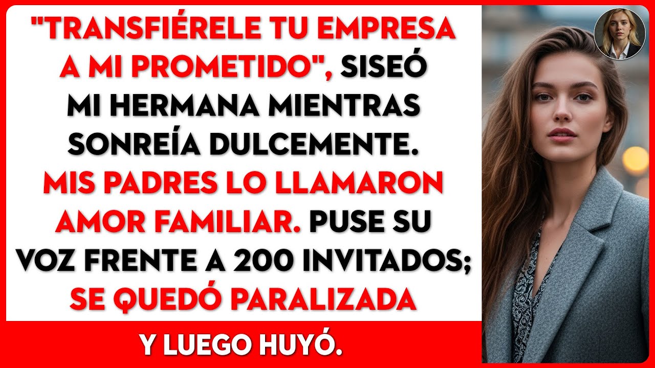 Mi hermana exigió parte de mi negocio para su prometido, pero no esperaba mi reacción.