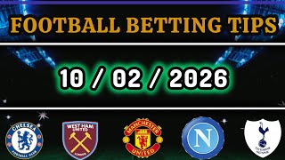 FOOTBALL PREDICTIONS TODAY 10/02/2026 | BETTING TIPS TODAY | SOCCER PREDICTIONS TODAY screenshot 4