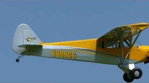 Hangar 9 Carbon Cub at Popham - Maiden