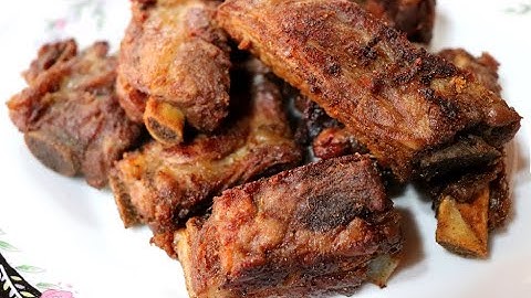 COSTILLAS DE CERDO FRITAS