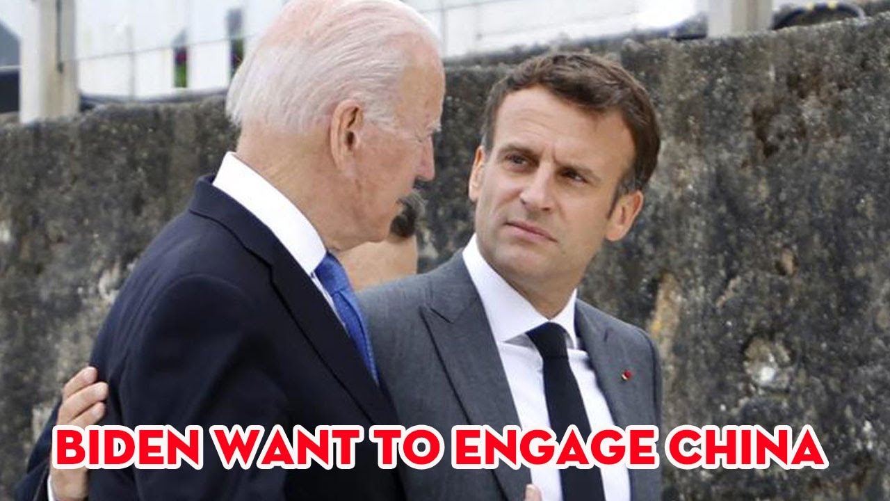 Macron, Biden want to engage China to end war in Ukraine - YouTube