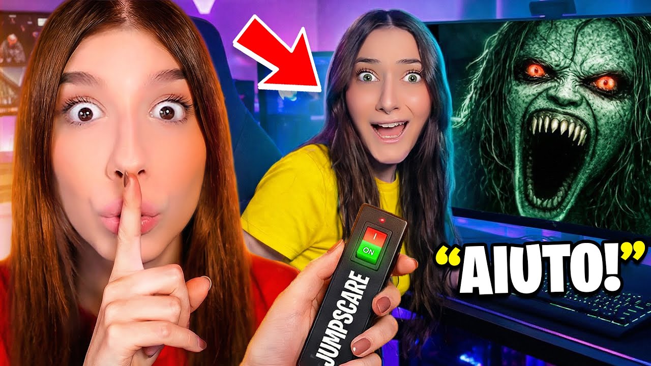 HO TROLLATO @QueenGiorgia in un HORROR.. Si è SPAVENTATA TANTISSIMO! 😂