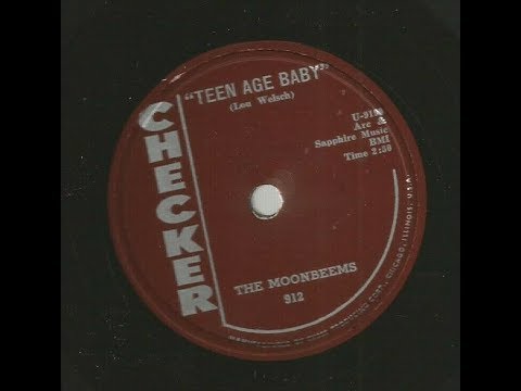 The Moonbeems — Moonbeems - Cryin' The Blues & Teen Age Baby '58 78 RPM