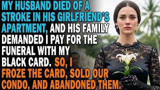 My Husband Died Of A Stroke In His Girlfriend's Apartment His Family Demanded My Black Card I Fro...